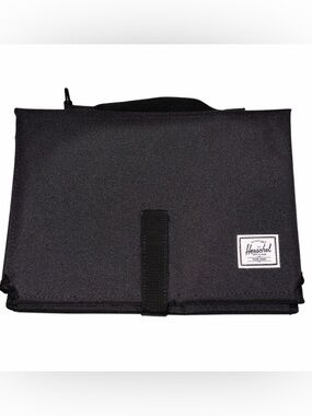 Herschel Black Baby Sprout Padded Diaper Change Mat